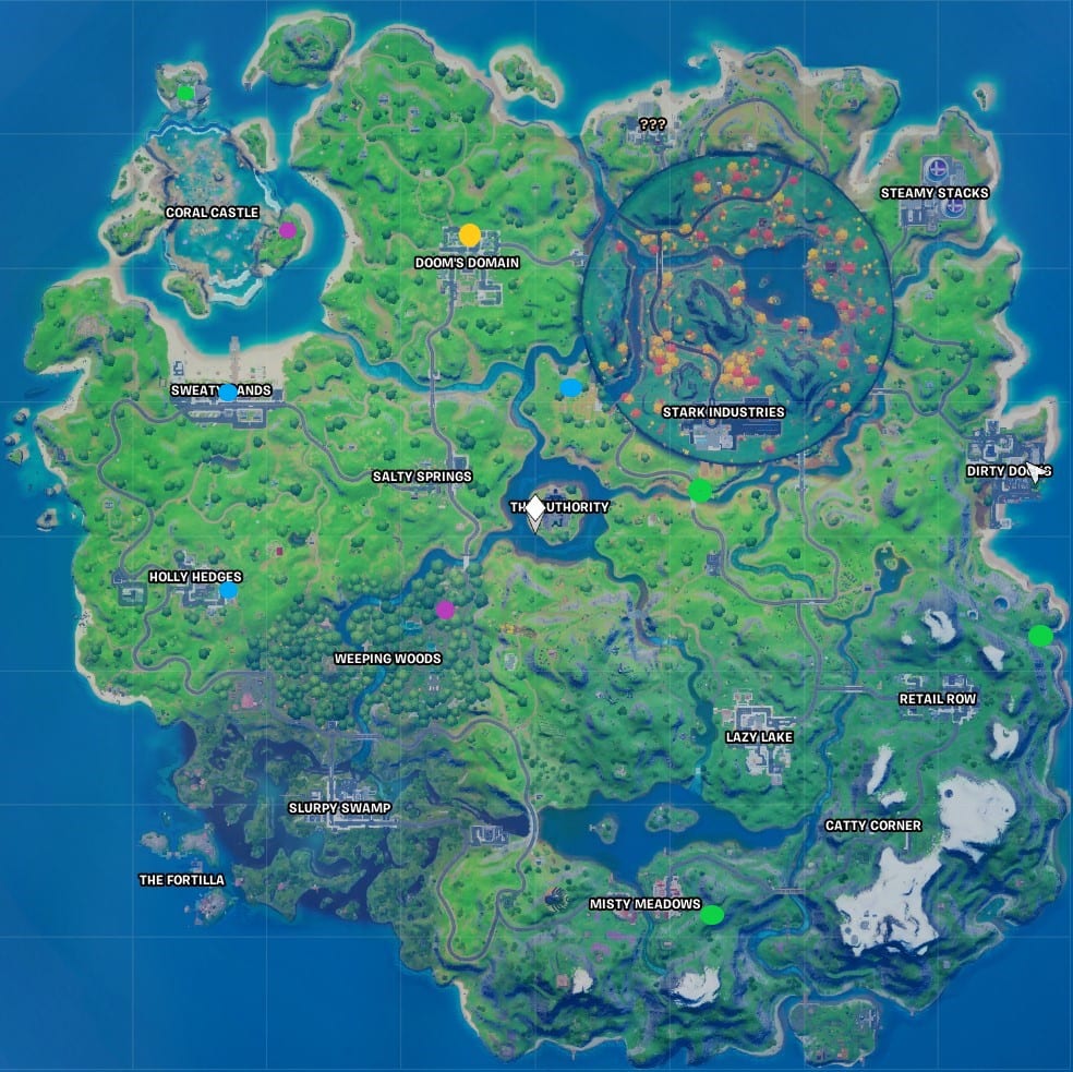 Fortnite Chapter 2 Season 4 Week 7 XP Coin Locations