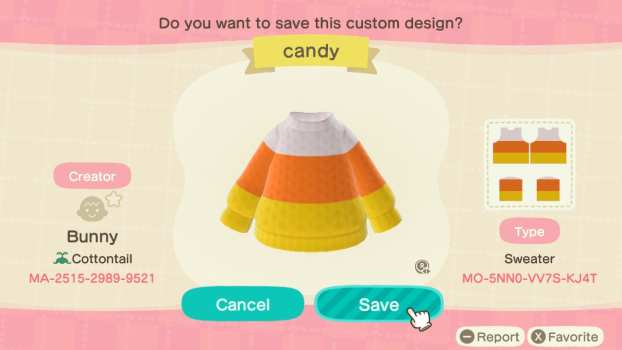 Candy Corn Sweater