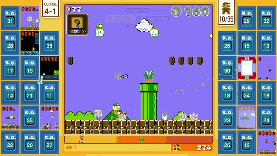 super mario bros 35, gameplay