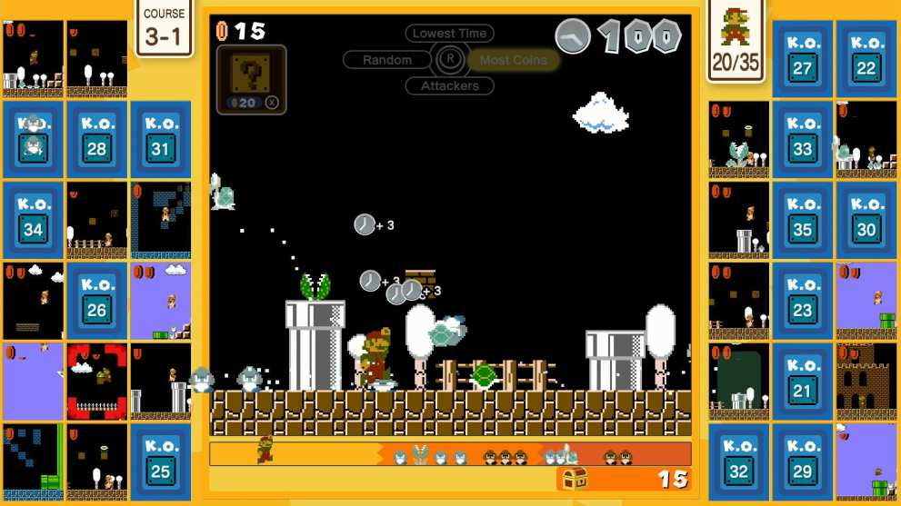 super mario bros 35, gameplay