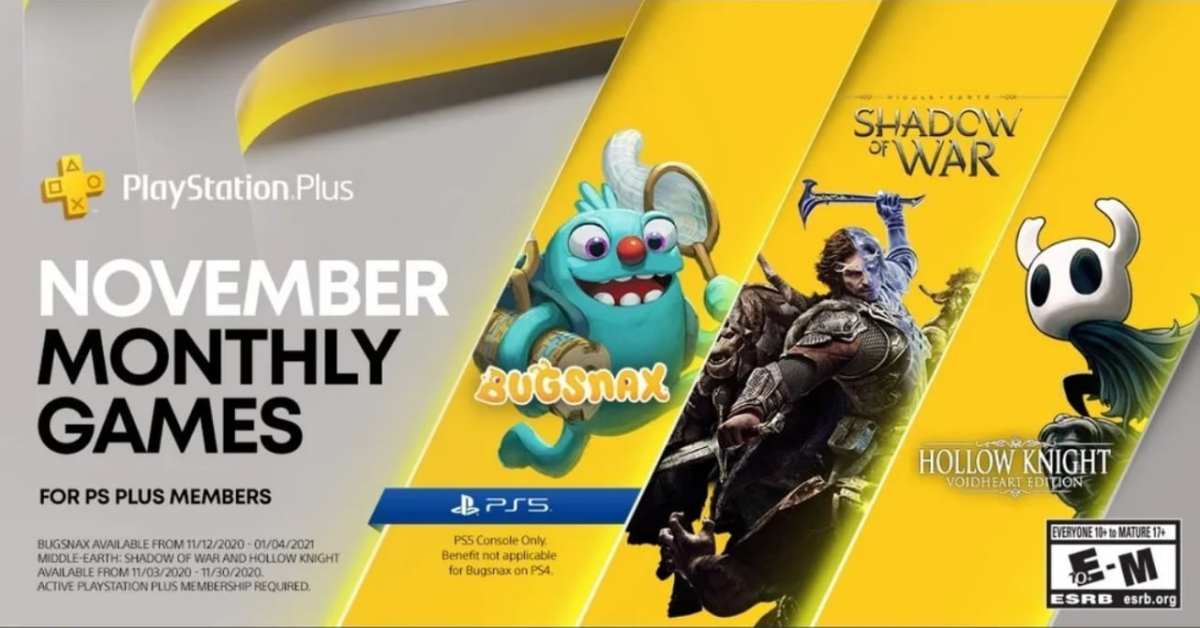 PS5, PS Plus, November