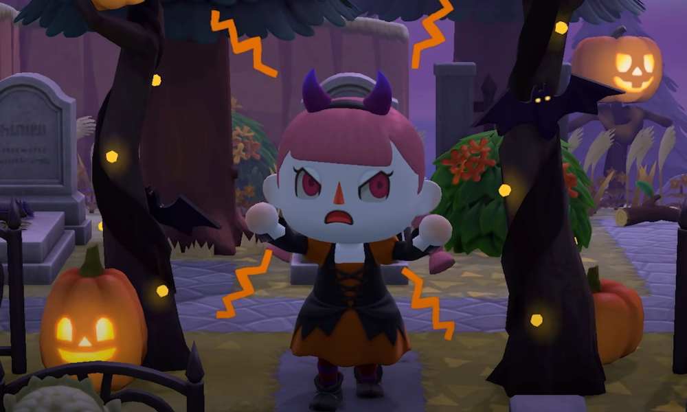 Animal Crossing New Horizons How to Get Halloween Reactions