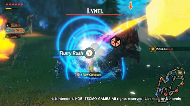 hyrule warriors age of calamity, flurry rush