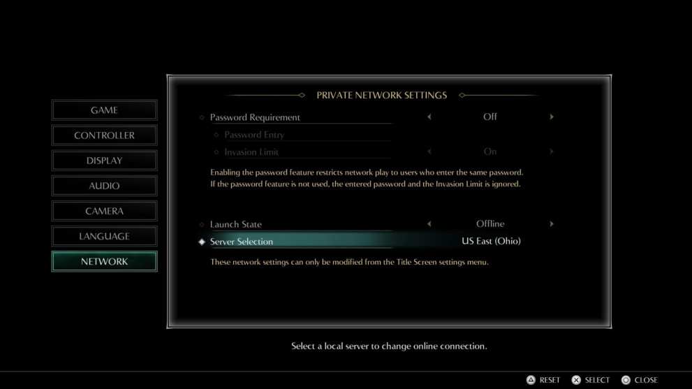 demon's souls change servers