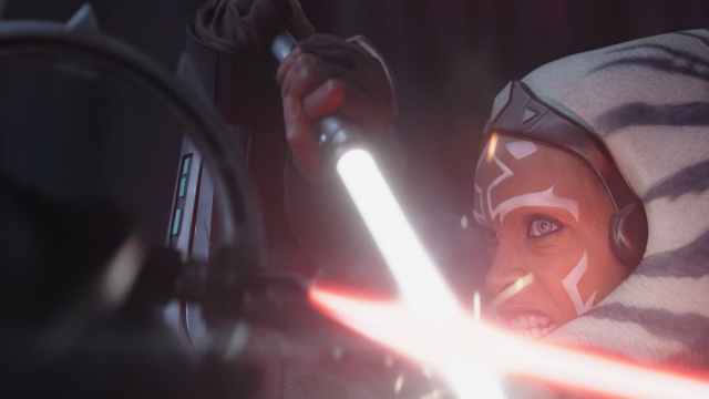 Ahsoka lightsaber duel with Inquisitor