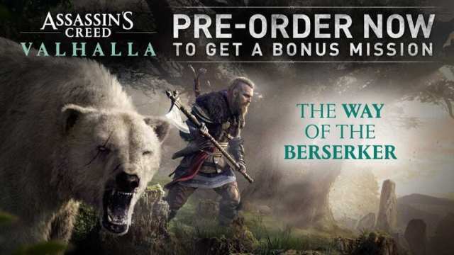 assassin's creed valhalla way of the berseker dlc. assassin's creed valhalla preorder dlc
