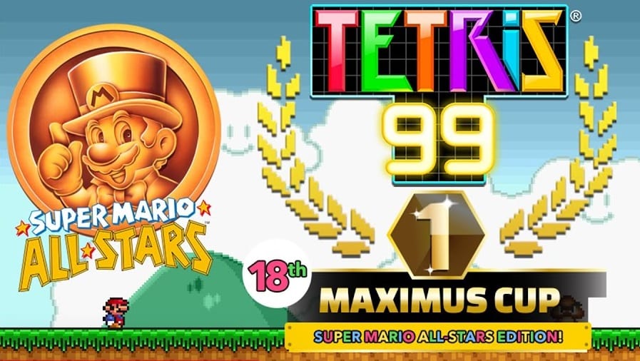 tetris 99 mario
