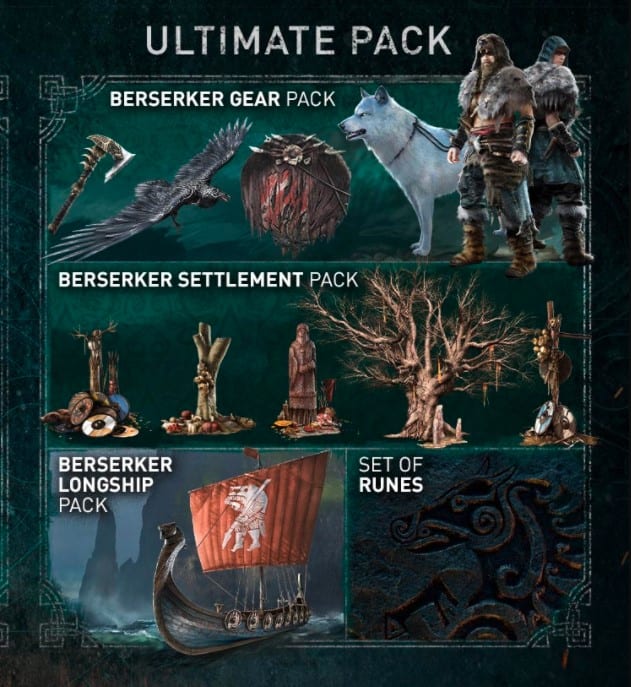 assassin's creed valhalla ultimate pack
