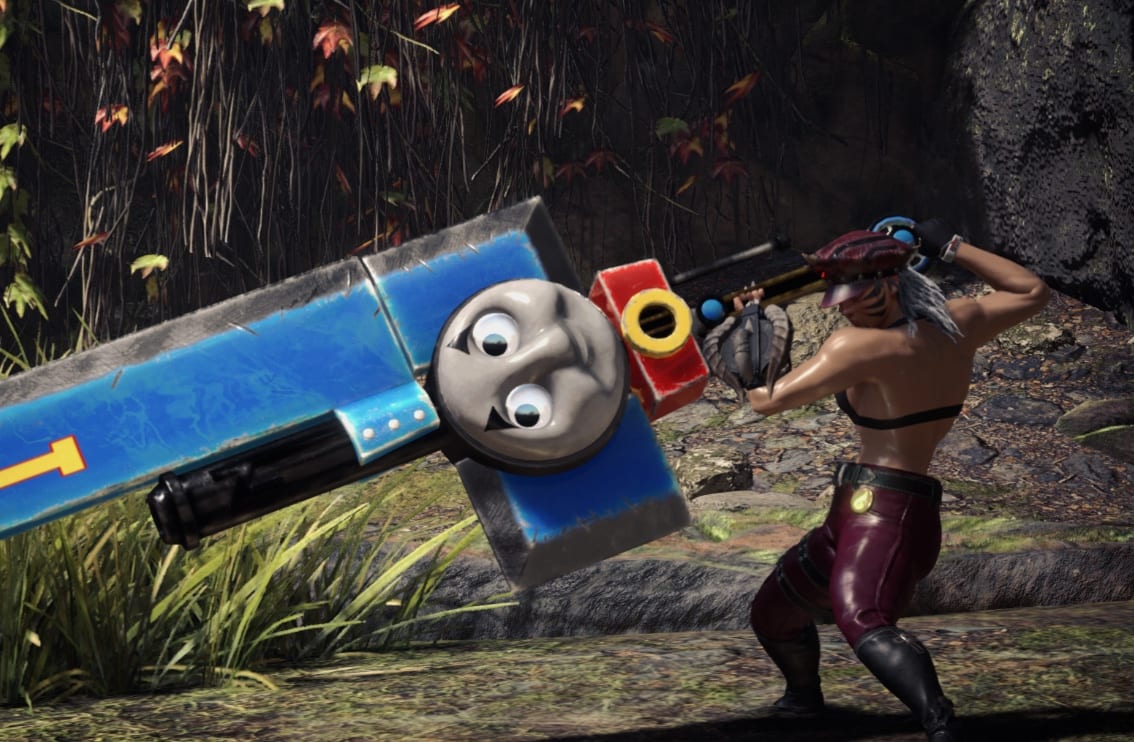 Monster Hunter Rise comes to PC, gets Thomas the Tank Engine mod