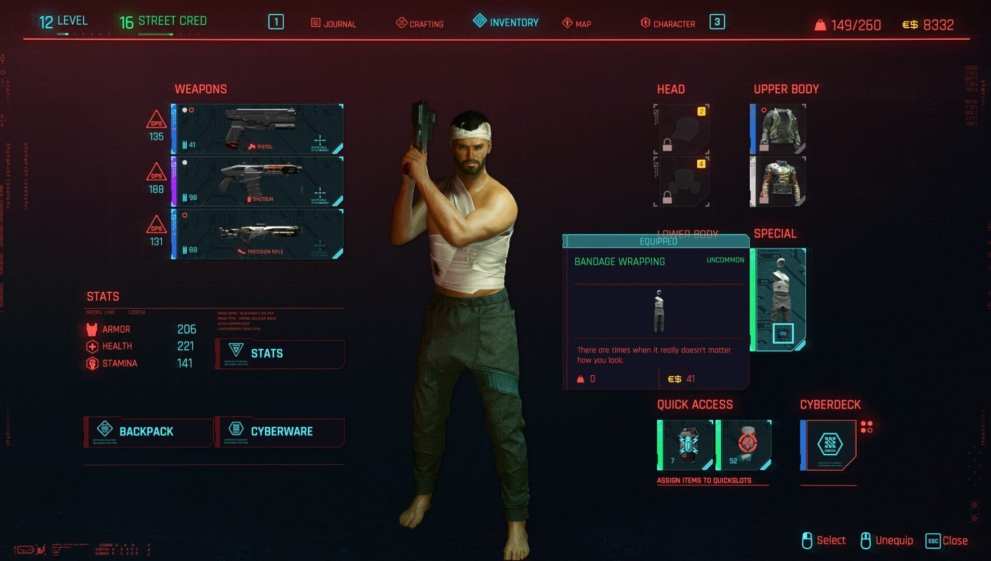 cyberpunk 2077 special outfits