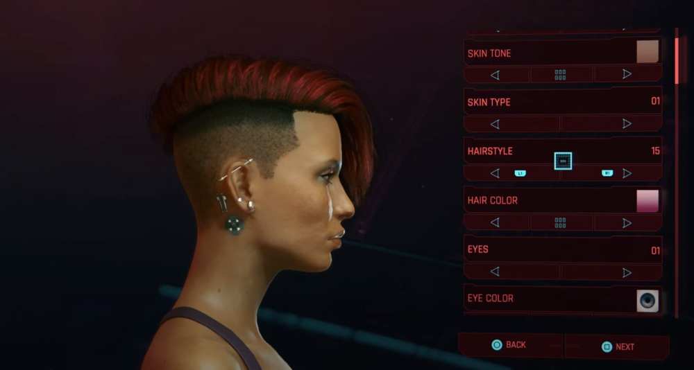 cyberpunk 2077 hairstyles