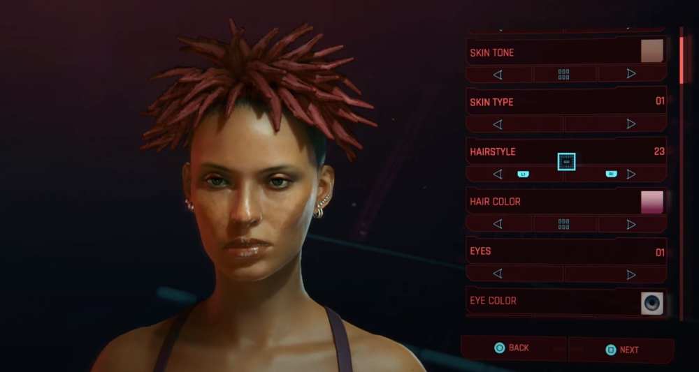 cyberpunk 2077 hairstyles