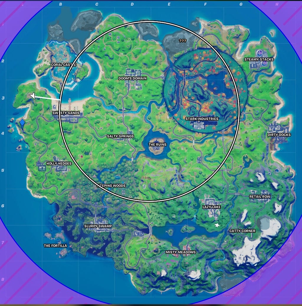 Fortnite Season 5 Map What It Looks Like What S New Best Landing Spots   Fortnite C2 S4 Map 