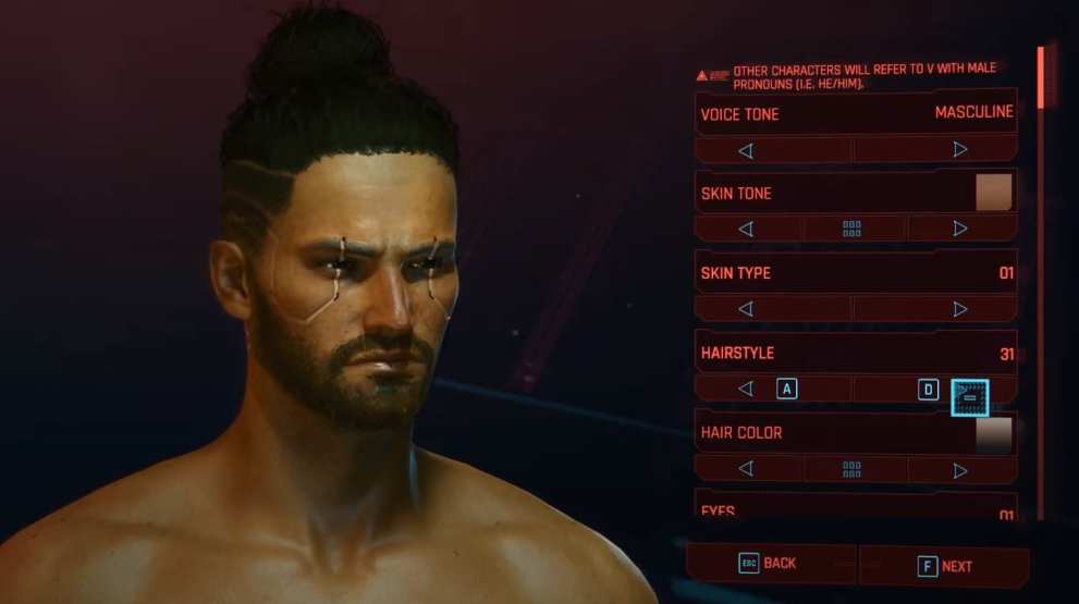 cyberpunk 2077 hairstyles