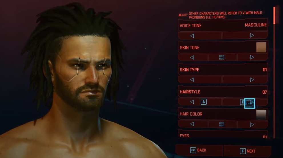 cyberpunk 2077 hairstyles