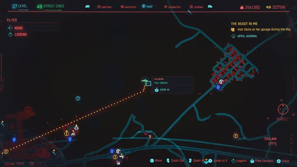 Cyberpunk 2077 Batmobile Easter Egg How to Get Free Rayfield Caliburn