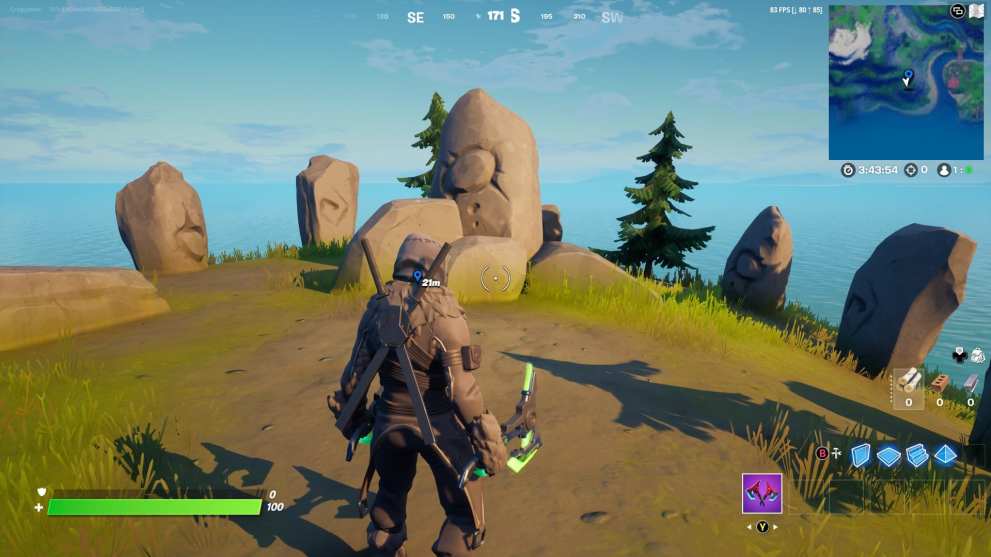 fortnite stone statue location