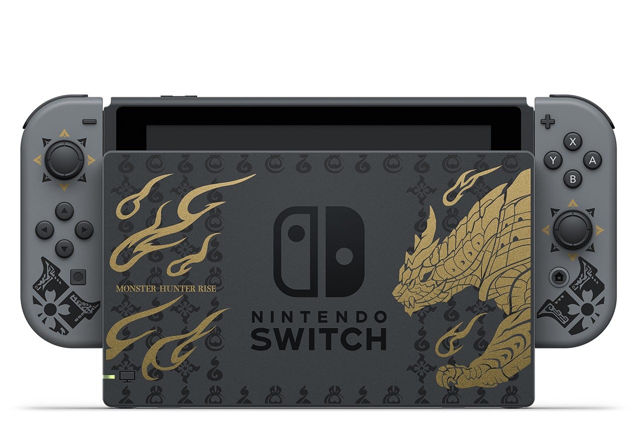 Nintendo Announces a Monster Hunter Rise Themed Switch for Japan