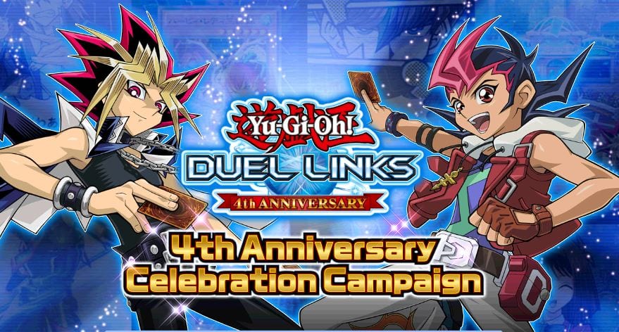 yu-gi-oh duel links fourth anniversary