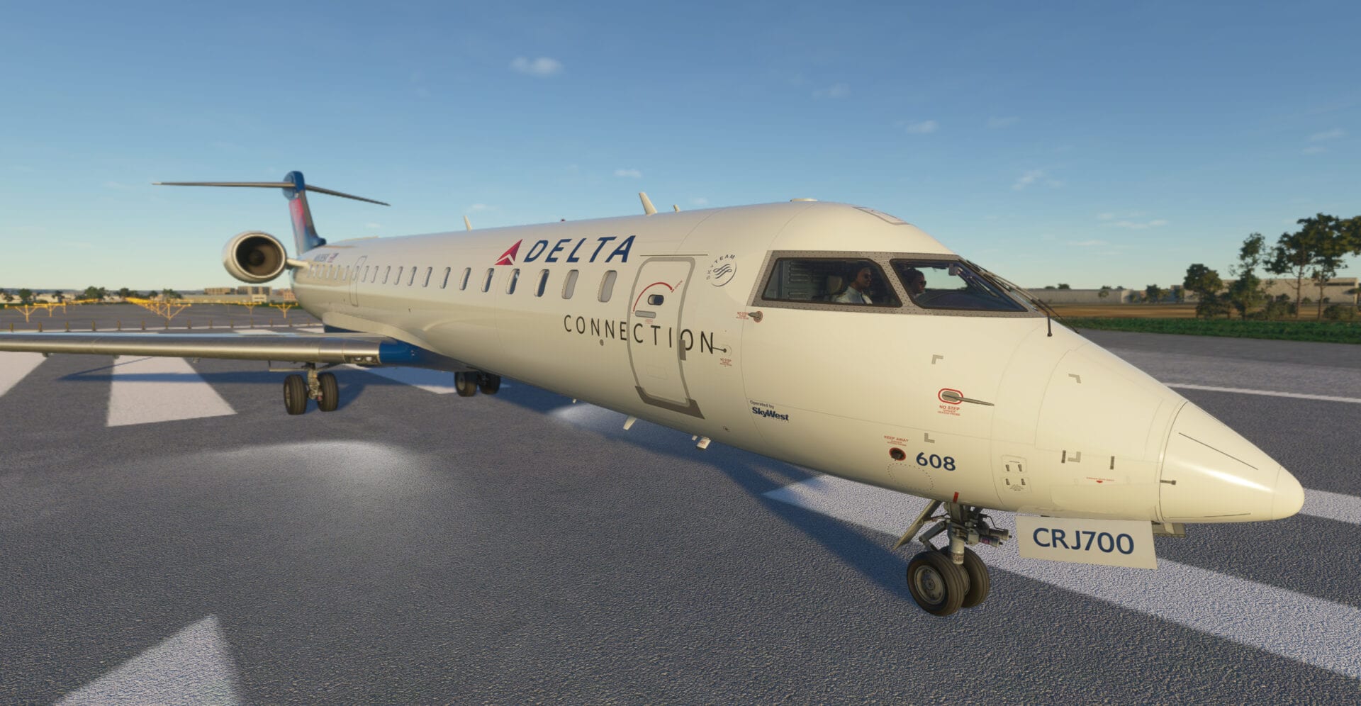 Microsoft Flight Simulator CRJ Twin Otter Get Gorgeous Screenshots Showing Delta Livery Decals