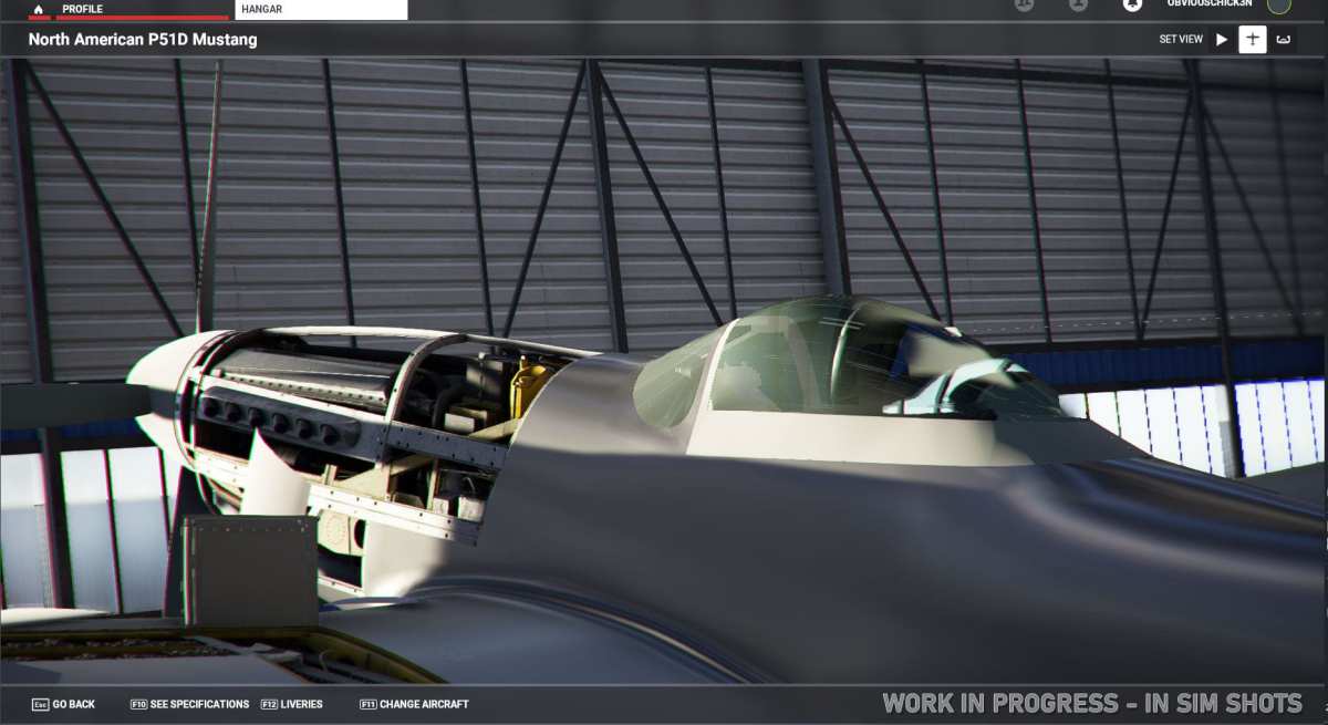 Microsoft Flight Simulator Mustang