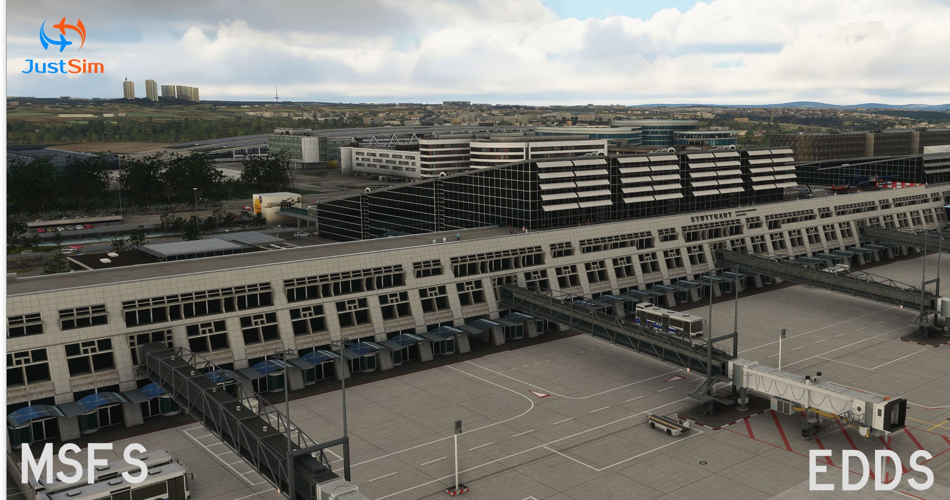 Microsoft Flight Simulator Stuttgart Airport Released by JustSim