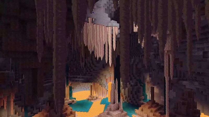 minecraft 1.17 caves and cliffs update