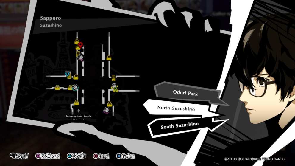 persona 5 strikers cooking recipe locations