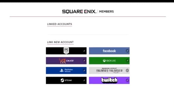 how to link your square enix account to your epic games account