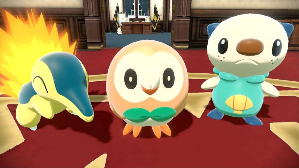 cyndaquil, rowlet, oshawott