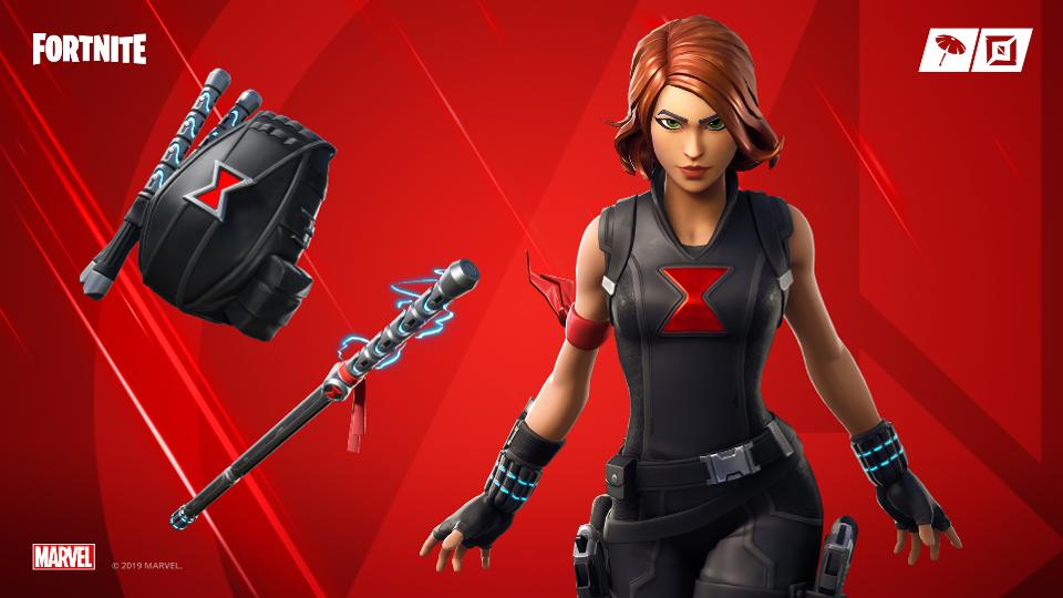 Black Widow Fortnite skin