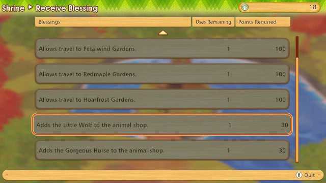 little wolf mount story of seasons pioneers of olive town