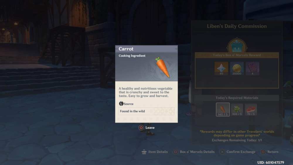 Genshin Impact Where to Find Carrots & What They're For