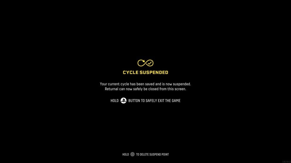 Returnal save game Suspend Cycle
