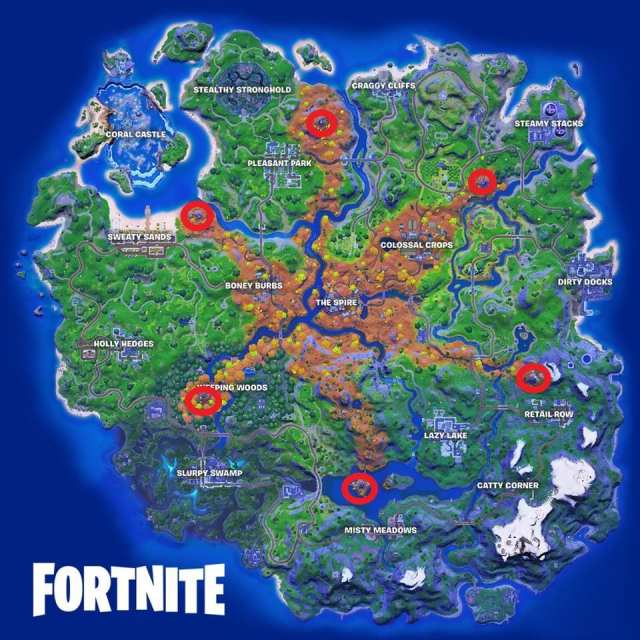 fortnite guardian outpost locations, how to play spire's message at guardian outpost