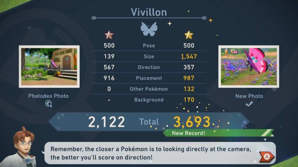 new pokemon snap vivillon