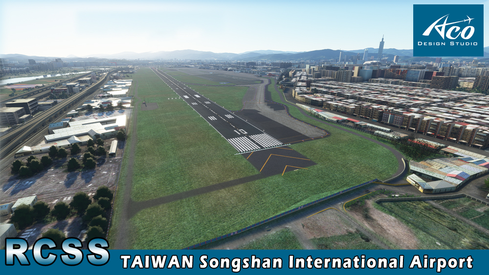 Microsoft Flight Simulator Taipei Songshan Airport in Taiwan Released