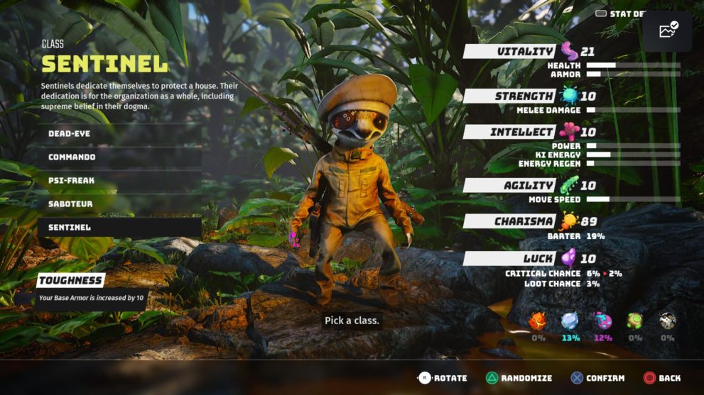 biomutant character creation