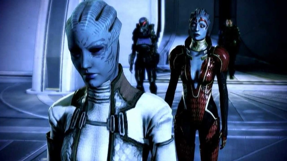 mass effect samara romance