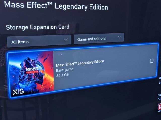 mass effect legendary edition file size