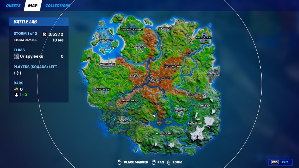 fortnite downed black helicopter location