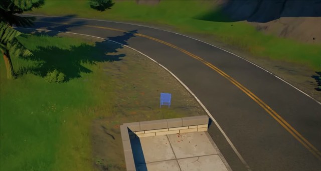 fortnite lazy lake welcome sign locations
