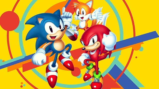 The three main characters in Sonic Mania
