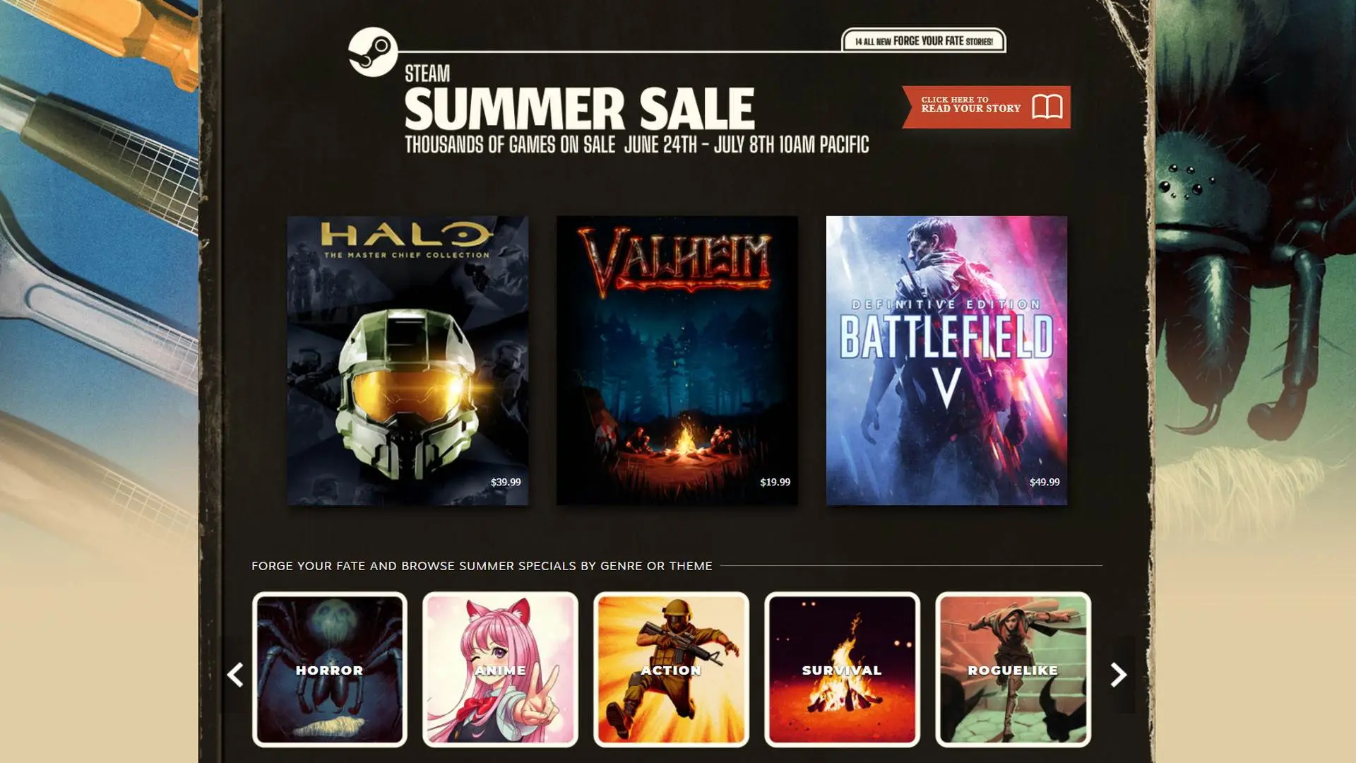 Steam Summer Sale Goes Live; Includes New Minigame & Game Profiles