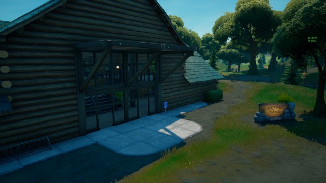 where to place fortnite missing person signs in weeping woods