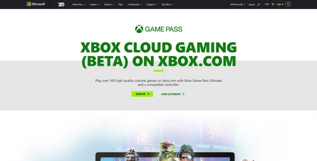 xbox cloud gaming browser ios windows 10