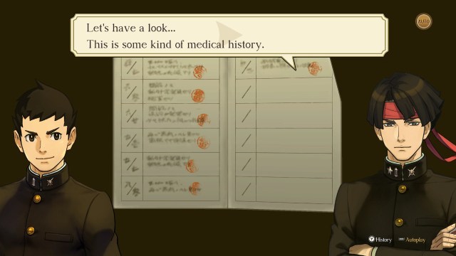 great ace attorney chronicles examine evidence