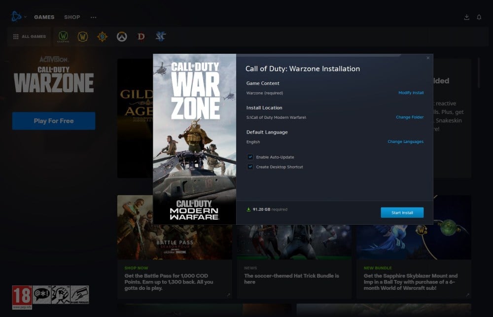 How to Get Warzone on PC
