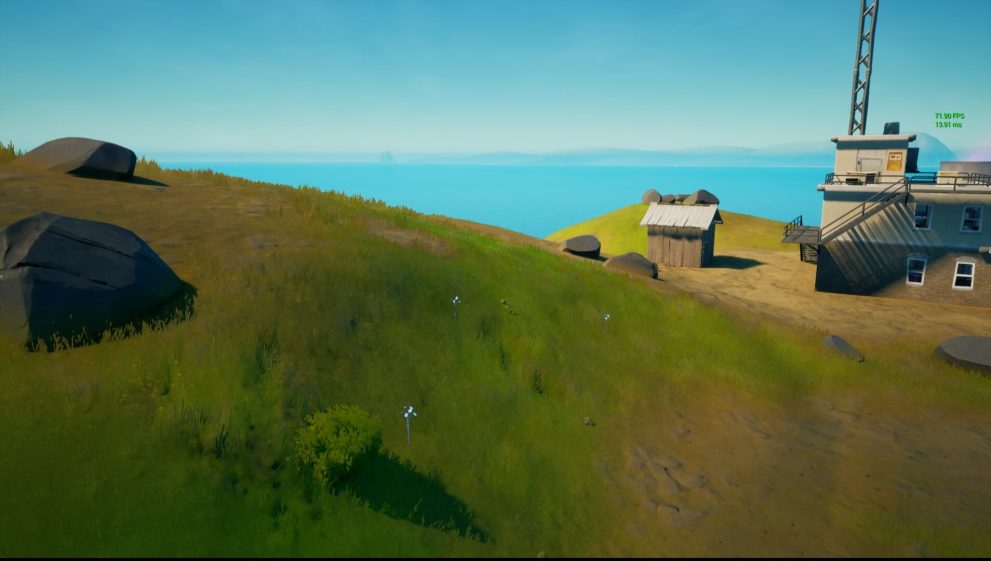 Fortnite place saplings at FN Radio