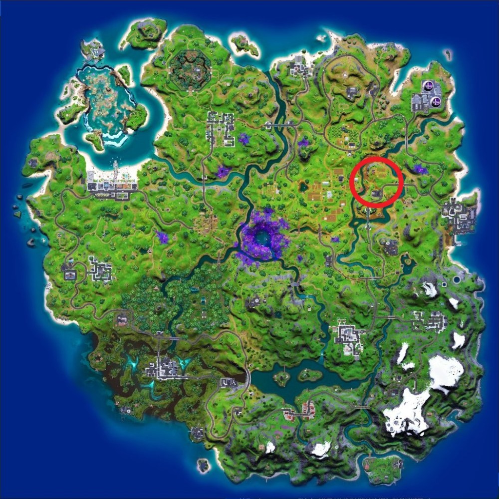 Fortnite: Where to Place Prepper Supplies at Hayseed Farm